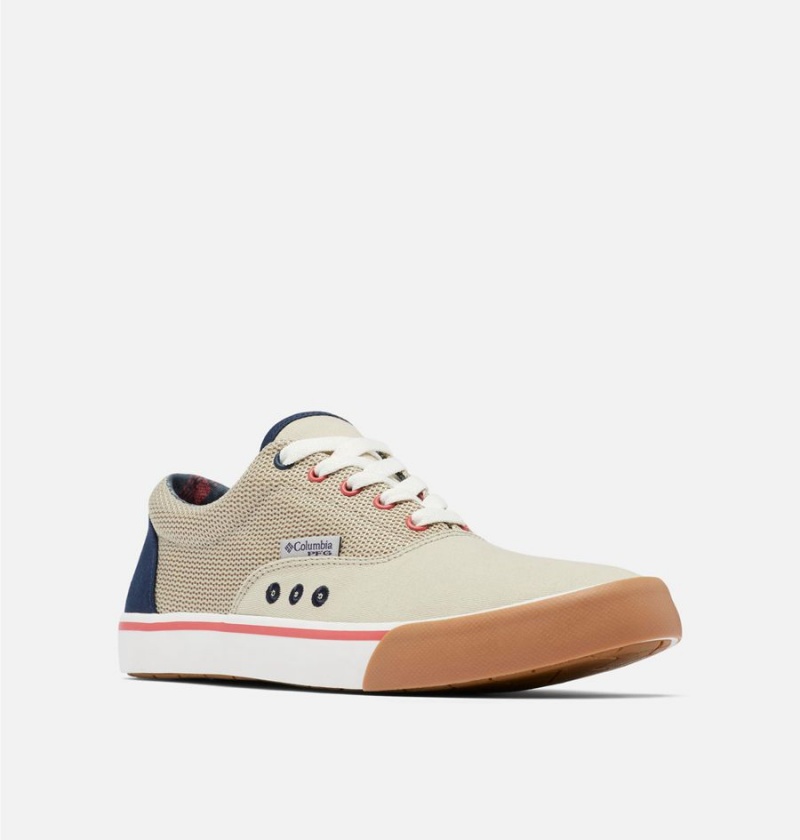 Beige Men's Columbia PFG Slack Tide Lace Sneakers | MWSRP-3846