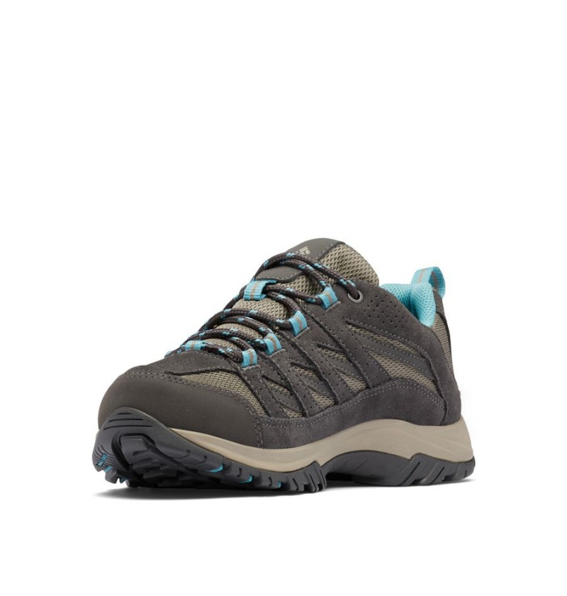 Beige Women's Columbia Crestwood Waterproof Hiking Shoes | JMKIC-8462