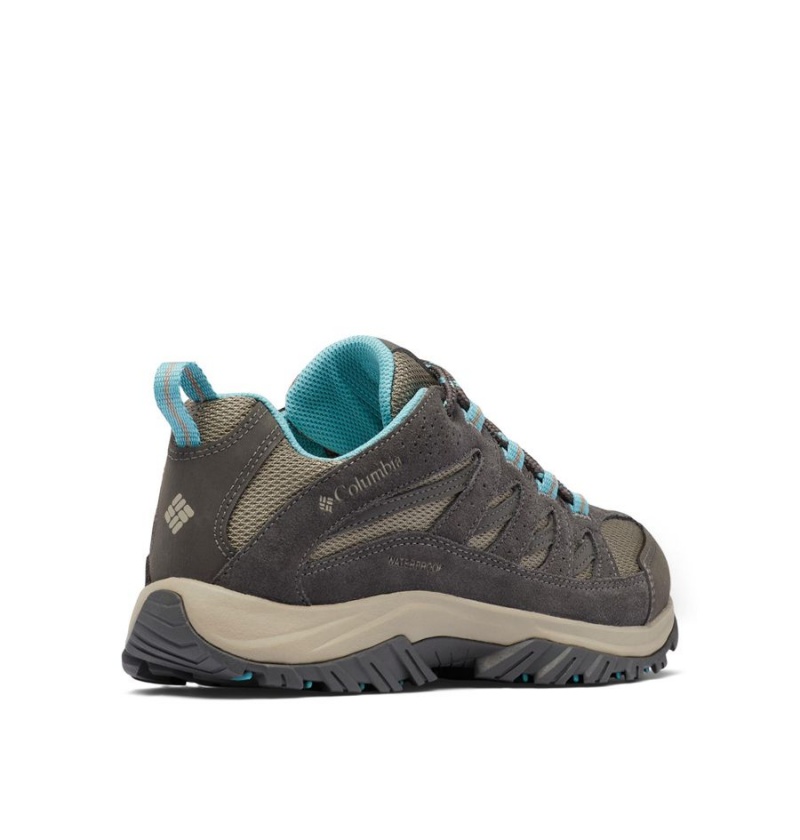 Beige Women's Columbia Crestwood Waterproof Hiking Shoes | JMKIC-8462