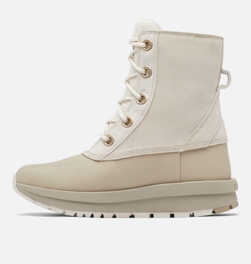 Beige Women's Columbia Moritza Shield Omni Heat Boots | IFMHP-9637