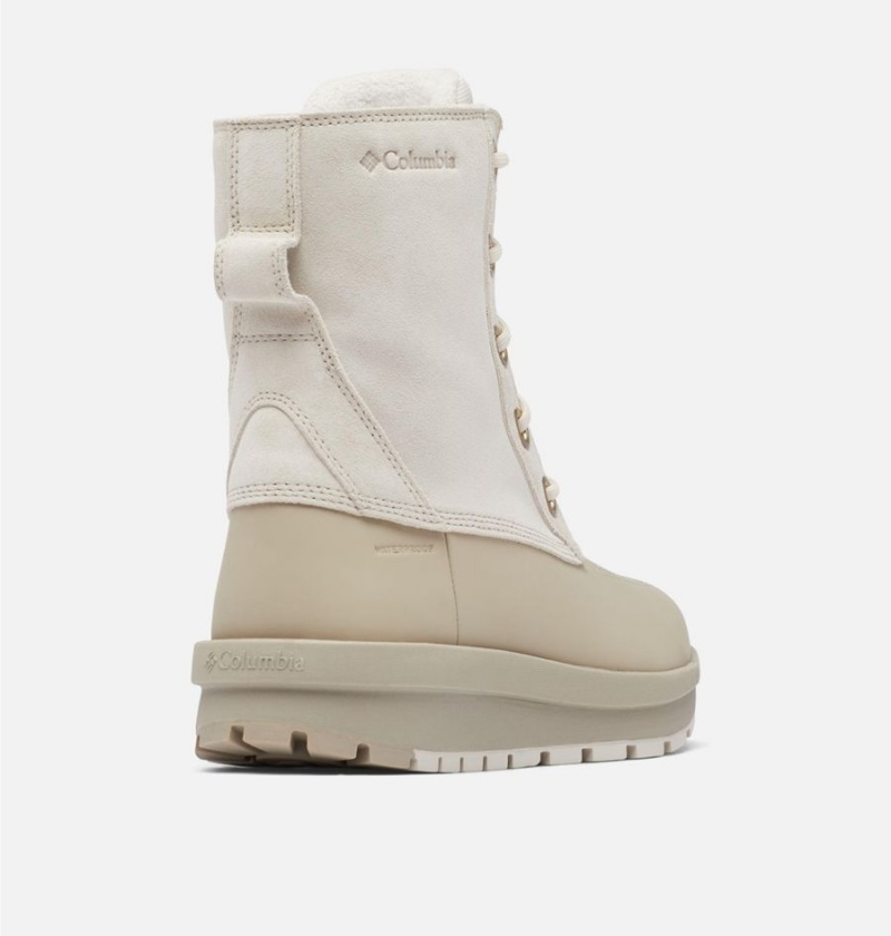 Beige Women's Columbia Moritza Shield Omni Heat Boots | IFMHP-9637