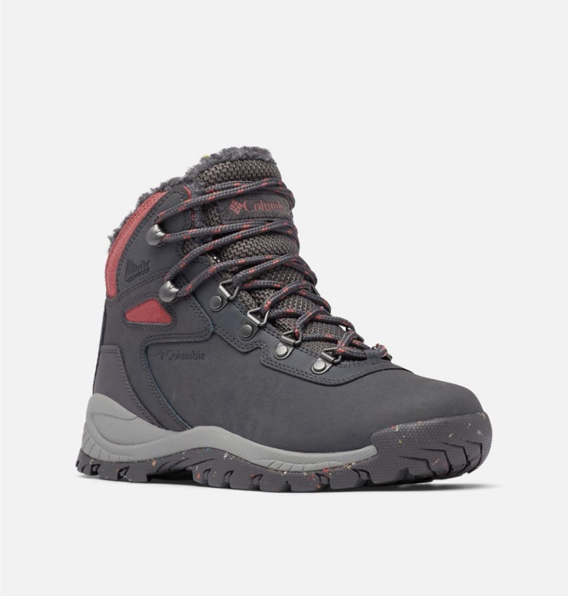 Beige Women's Columbia Newton Ridge Waterproof Omni Heat II Boot Hiking Shoes | BKEOX-1520