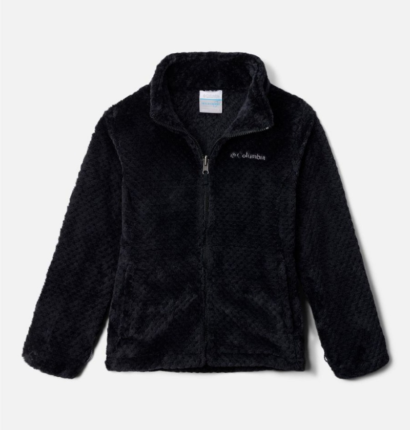 Black Kids' Columbia Bugaboo II Fleece Interchange Jacket | KVSNF-5894