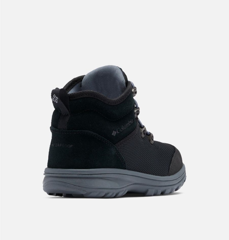 Black Kids' Columbia Fairbanks Mid Boots | BQAOU-8435