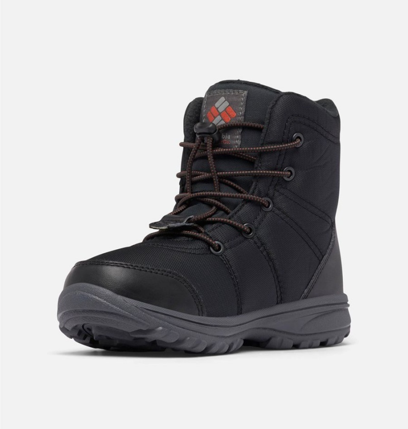 Black Kids' Columbia Fairbanks Omni Heat Boots | HPYWR-5297