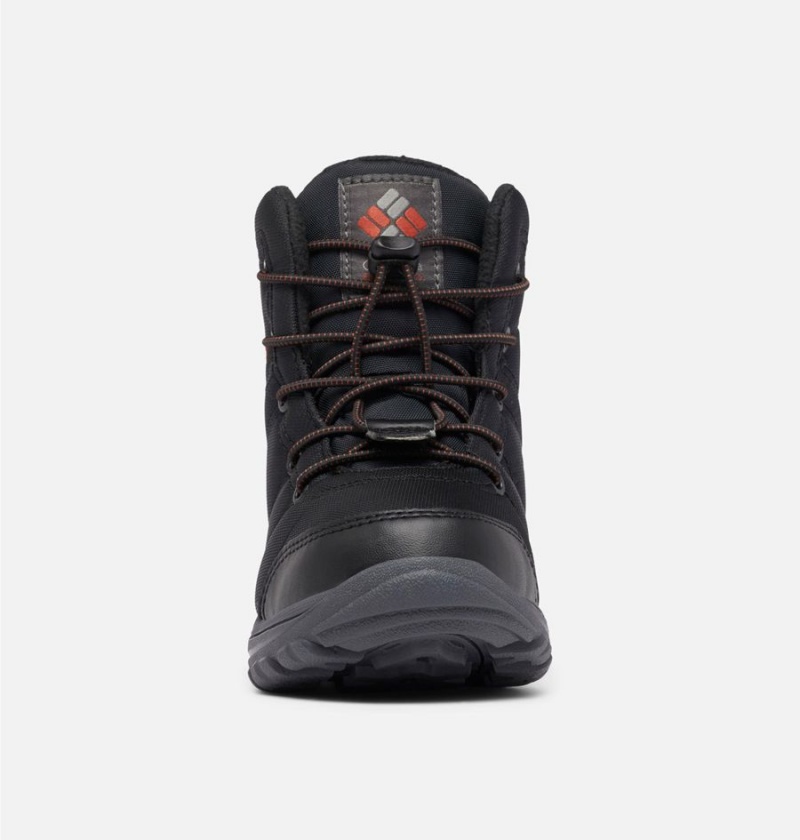 Black Kids' Columbia Fairbanks Omni Heat Boots | HPYWR-5297