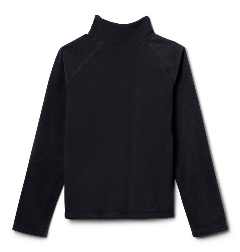 Black Kids' Columbia Glacial Quarter Zip Pullover Fleece | STOXD-9204