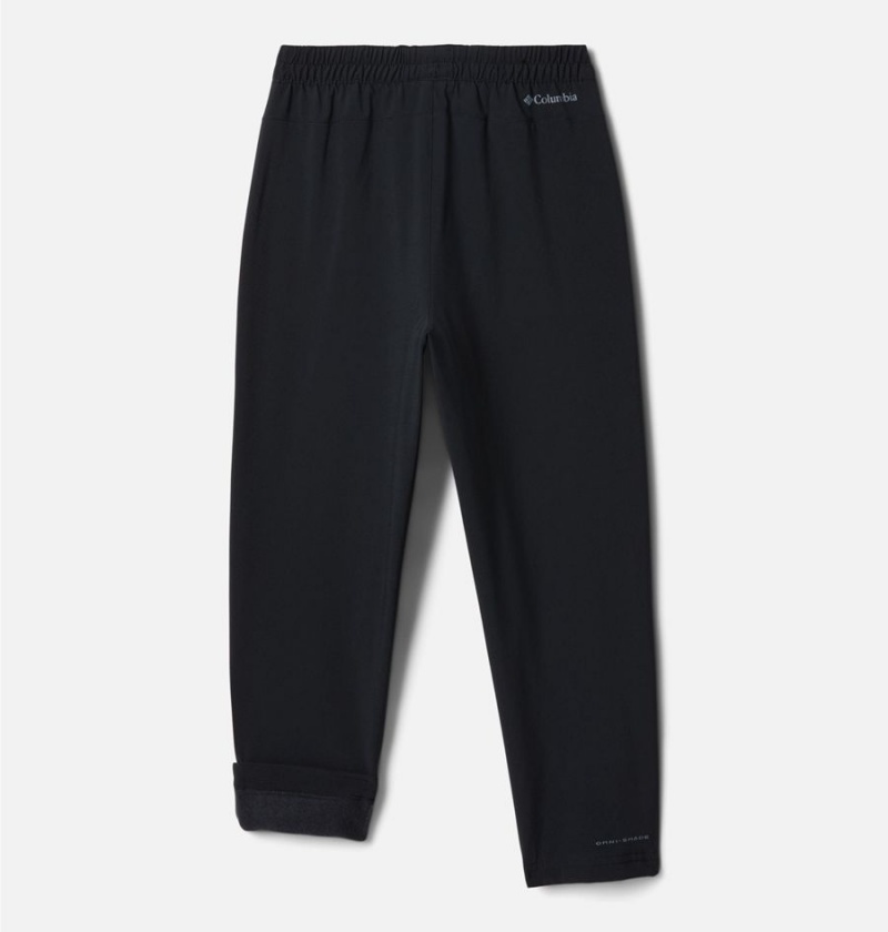 Black Kids' Columbia Hike Lined Joggers Pants | BJMKC-1632