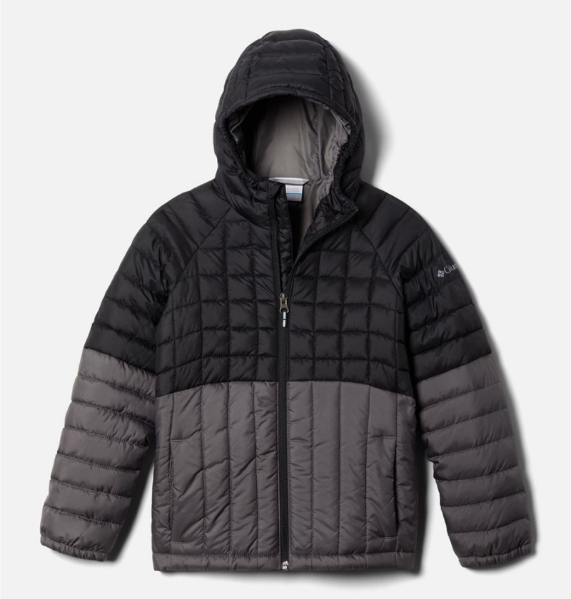 Black Kids\' Columbia Humphrey Hills Puffer Jacket | WHKZN-9821