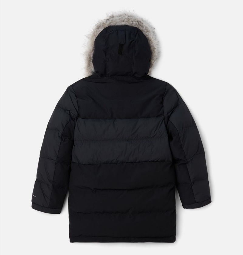 Black Kids' Columbia Marquam Peak Fusion Insulated Parka Jacket | NXLUP-1850