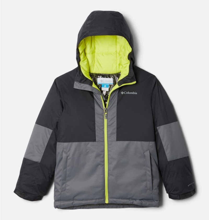 Black Kids\' Columbia Oso Mountain Insulated Jacket | VZWBG-9857