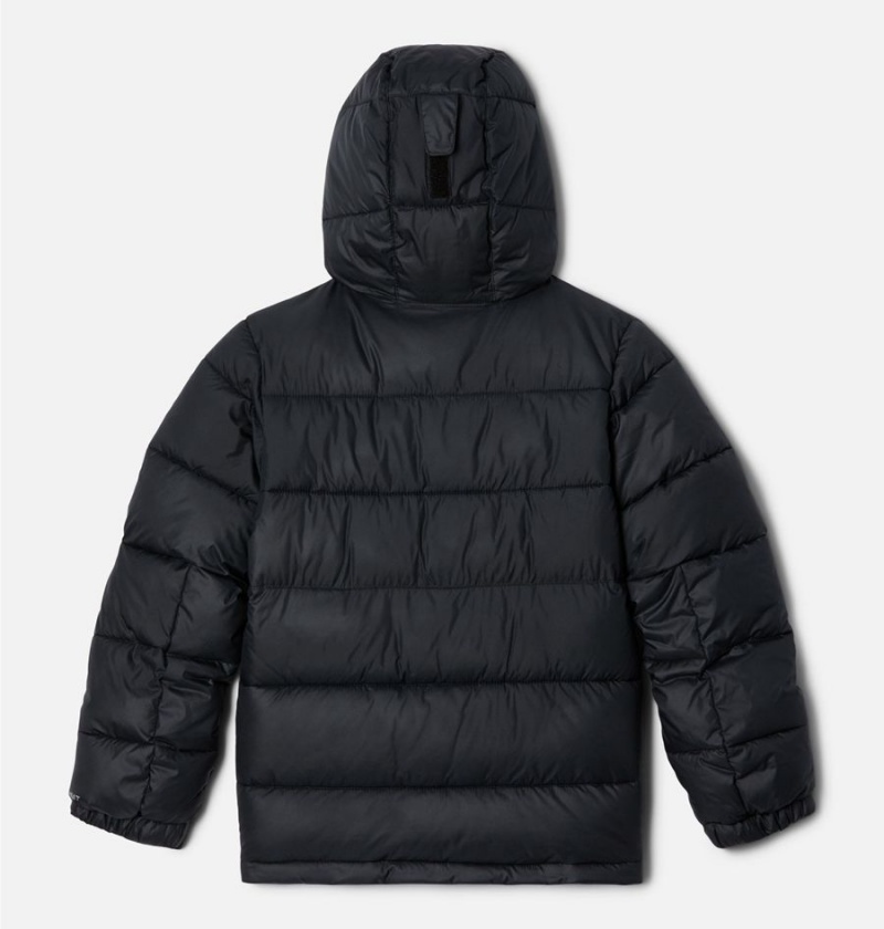 Black Kids' Columbia Pike Lake II Hooded Jacket | QOMSY-1657