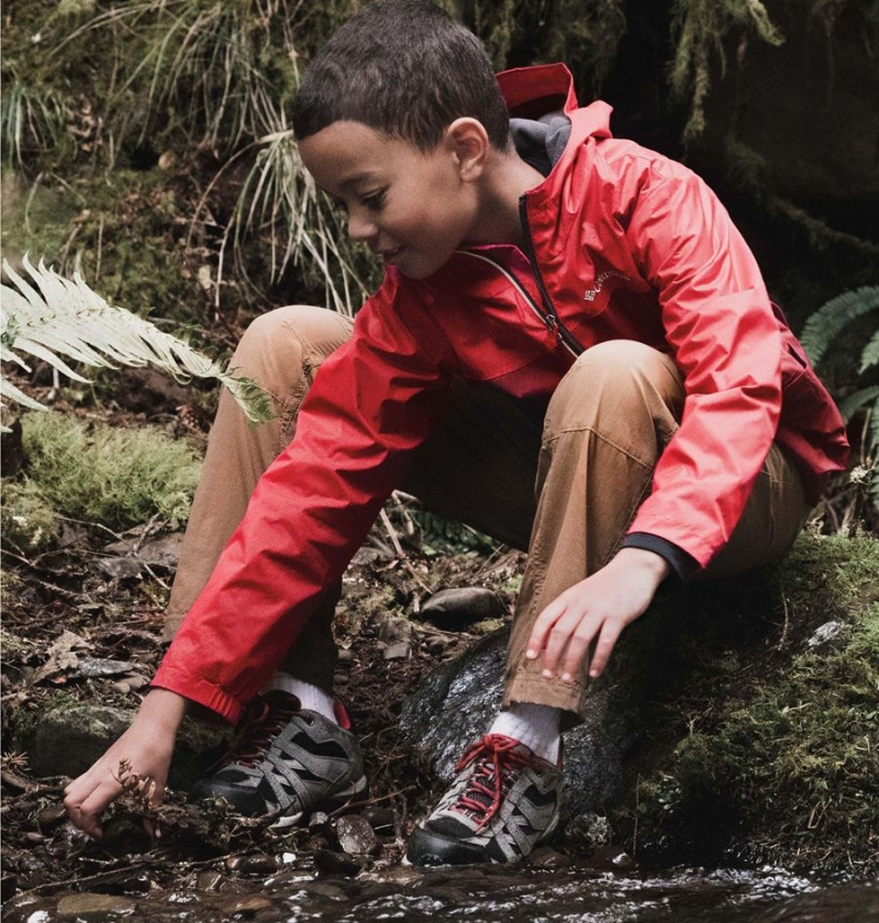 Black Kids' Columbia Redmond Waterproof Sneakers | QAYOU-0621