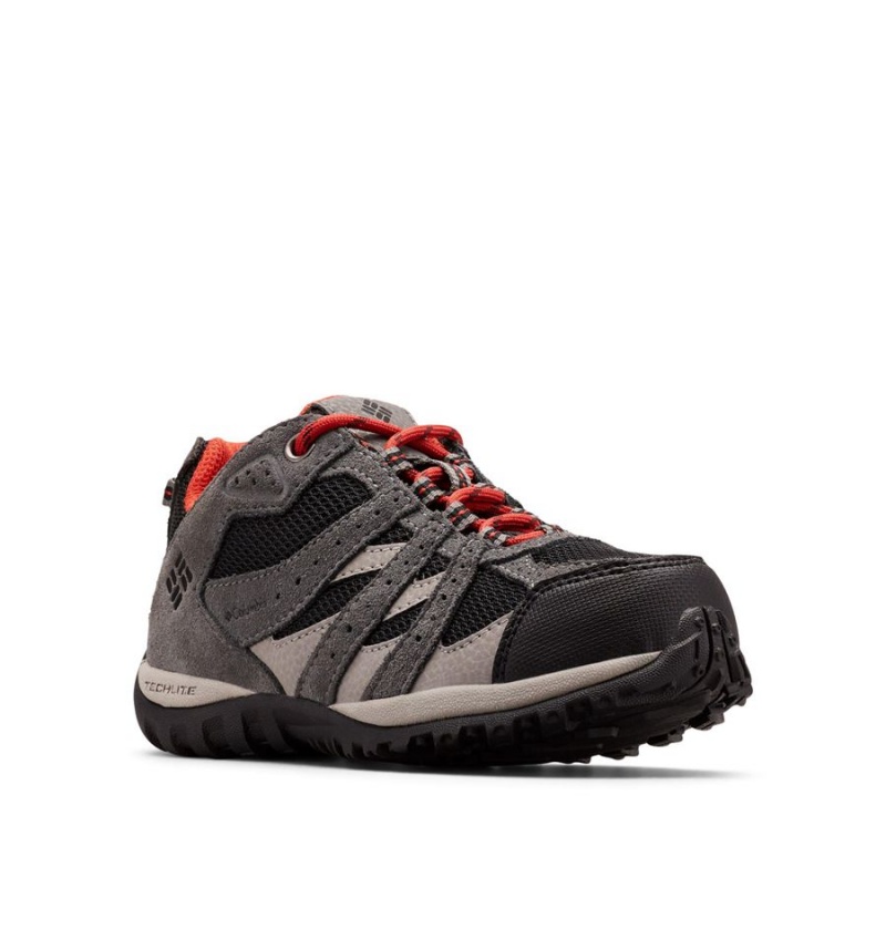 Black Kids' Columbia Redmond Waterproof Sneakers | QAYOU-0621