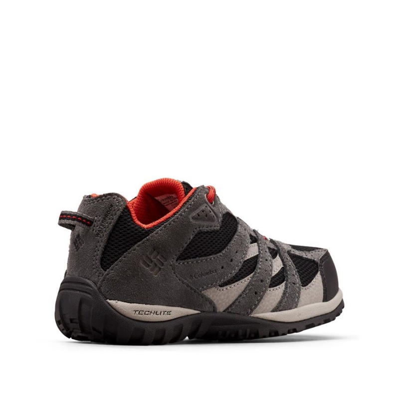 Black Kids' Columbia Redmond Waterproof Sneakers | QAYOU-0621