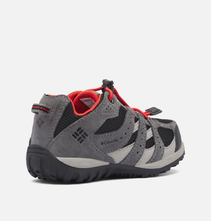 Black Kids' Columbia Redmond Waterproof Sneakers | PQKAV-0342