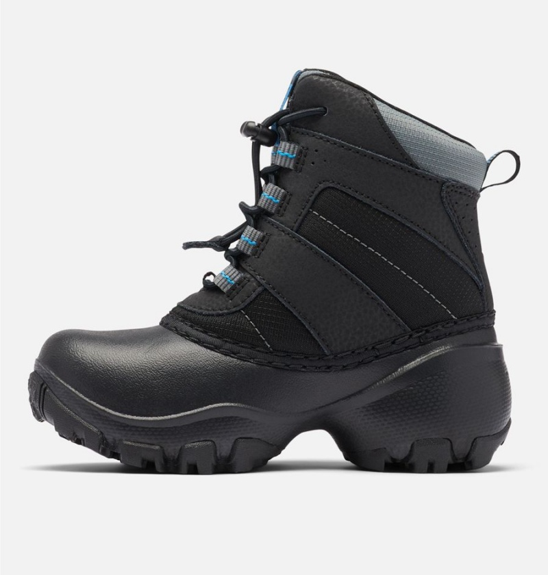 Black Kids' Columbia Rope Tow III Waterproof Warm Winter Boots | HTFAJ-6207