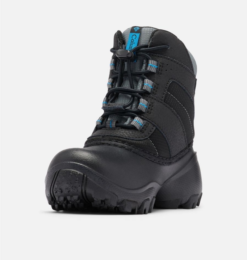 Black Kids' Columbia Rope Tow III Waterproof Warm Winter Boots | HTFAJ-6207