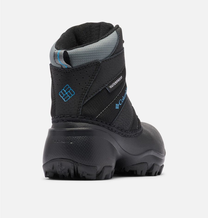 Black Kids' Columbia Rope Tow III Waterproof Warm Winter Boots | HTFAJ-6207