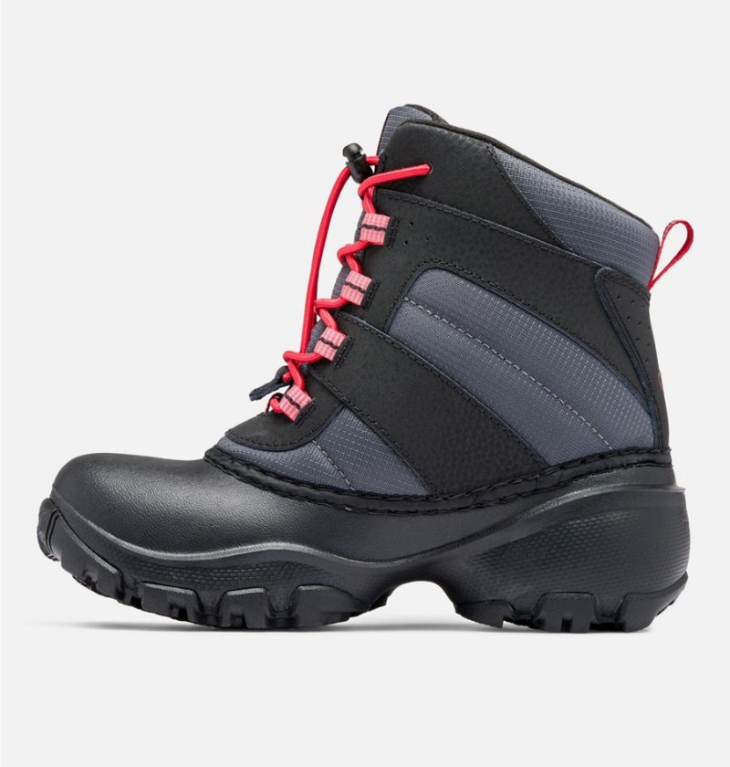 Black Kids' Columbia Rope Tow Waterproof Boots | ARZSK-5617