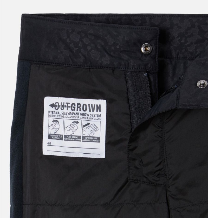 Black Kids' Columbia Starchaser Peak Insulated Ski Pants | XUSWD-7120