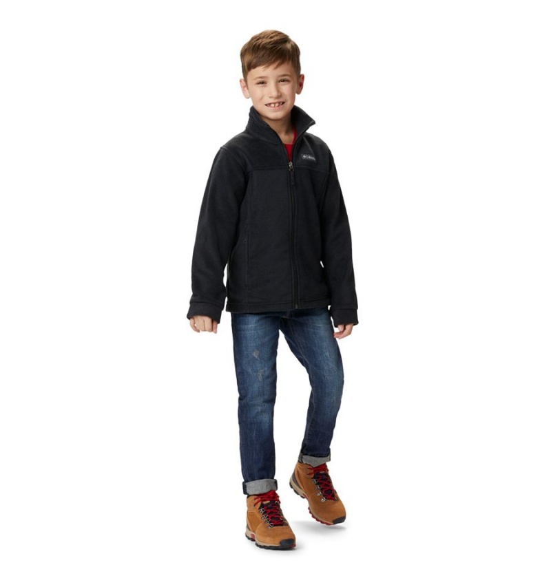 Black Kids' Columbia Steens Mountain II Fleece Jacket | BHNMQ-1970