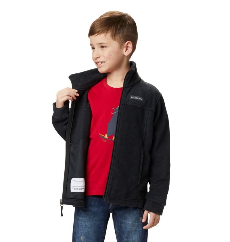 Black Kids' Columbia Steens Mountain II Fleece Jacket | BHNMQ-1970