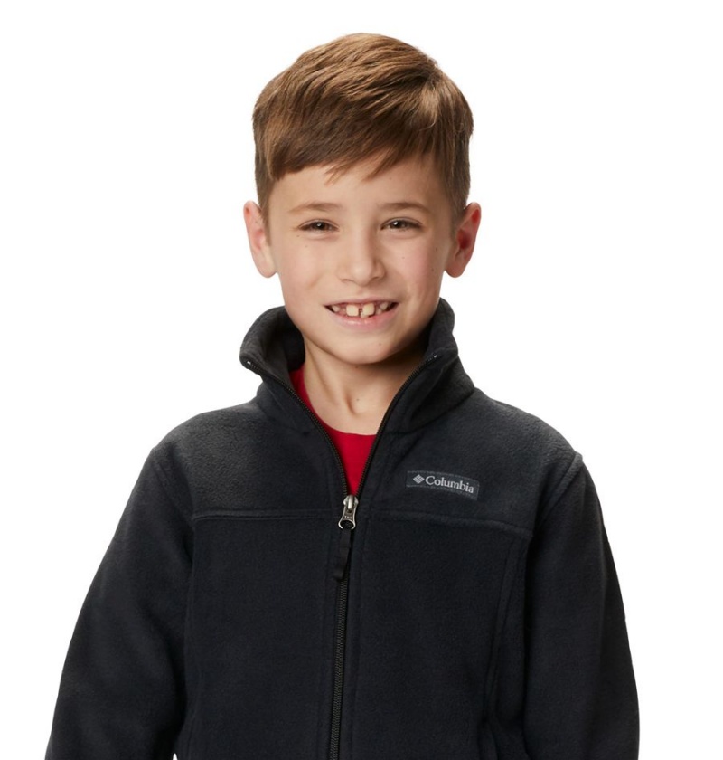 Black Kids' Columbia Steens Mountain II Fleece Jacket | BHNMQ-1970