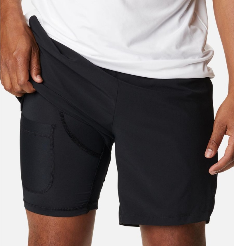 Black Men's Columbia Alpine Chill Zero Shorts | ZQLVM-5924