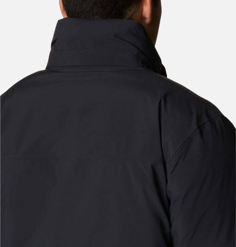 Black Men's Columbia Arrow Trail Insulated Coats | QGTFE-8135