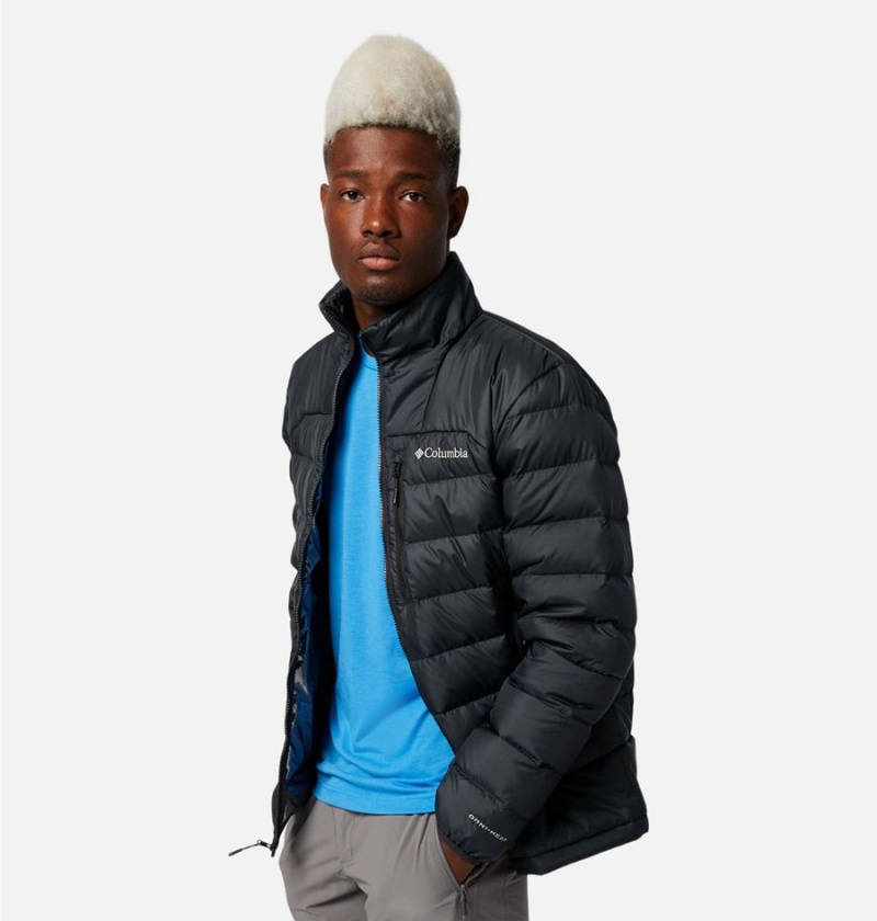 Black Men's Columbia Autumn Park Insulated Puffer Jacket | ALGVU-6519