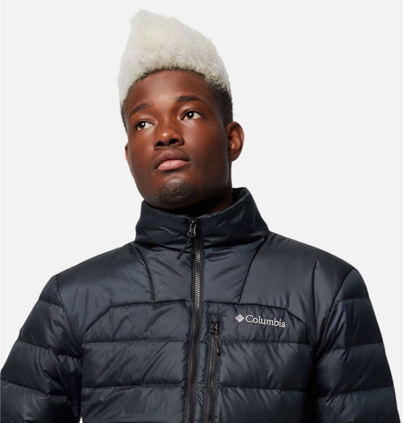 Black Men's Columbia Autumn Park Insulated Puffer Jacket | ALGVU-6519