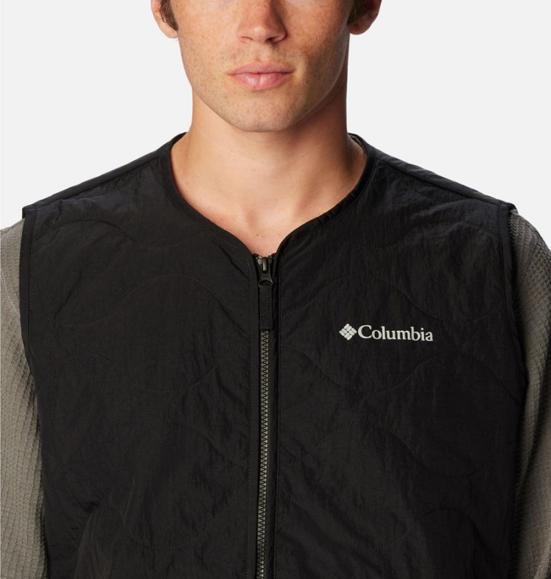 Black Men's Columbia Birchwood Vest | CLETJ-5264