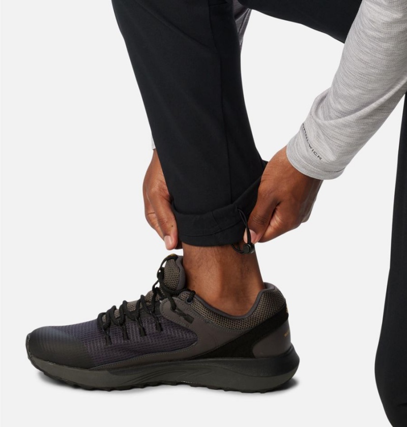 Black Men's Columbia Black Mesa Woven Pants | YUTJH-1485