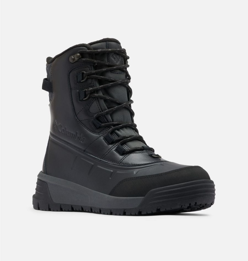 Black Men's Columbia Bugaboot Celsius Omni Heat Infinity Boots | RLBFN-5861