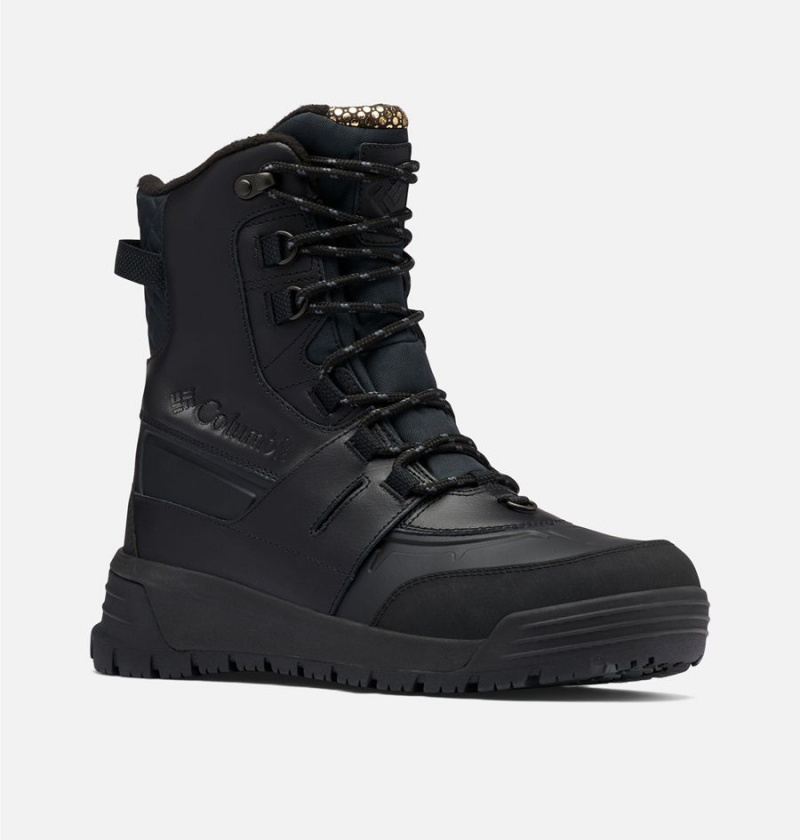 Black Men's Columbia Bugaboot Celsius Plus Omni Heat Infinity Boots | FJCGQ-2961