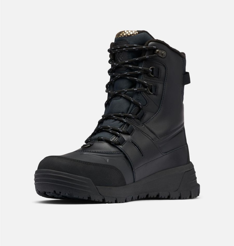 Black Men's Columbia Bugaboot Celsius Plus Omni Heat Infinity Boots | FJCGQ-2961