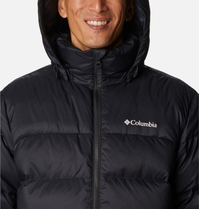 Black Men's Columbia Bulo Point II Omni Heat Infinity Insulated Puffer Jacket | DKLMX-1384