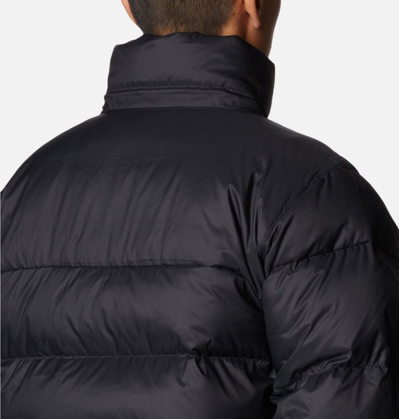 Black Men's Columbia Bulo Point II Omni Heat Infinity Insulated Puffer Jacket | DKLMX-1384