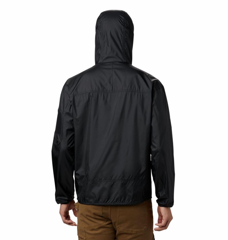 Black Men's Columbia Challenger Windbreaker | ZMNWK-7145