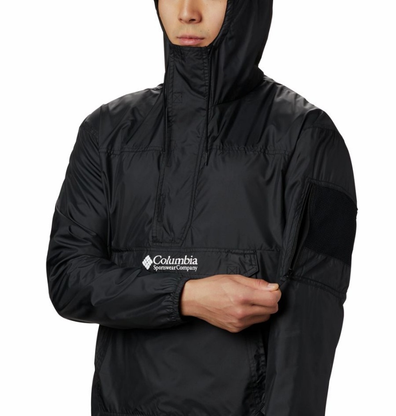 Black Men's Columbia Challenger Windbreaker | ZMNWK-7145