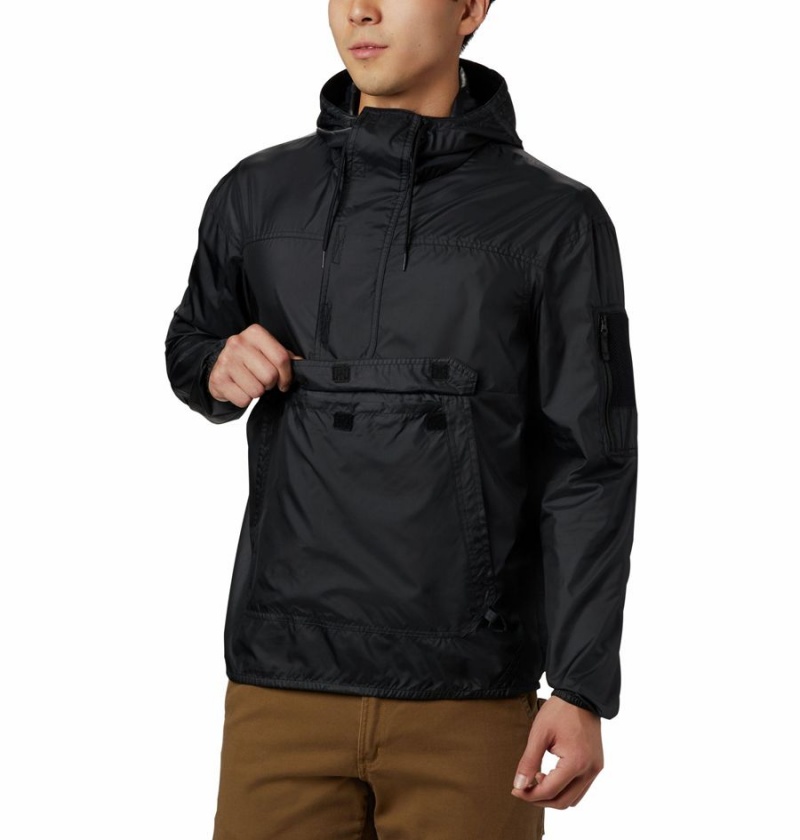 Black Men's Columbia Challenger Windbreaker | ZMNWK-7145