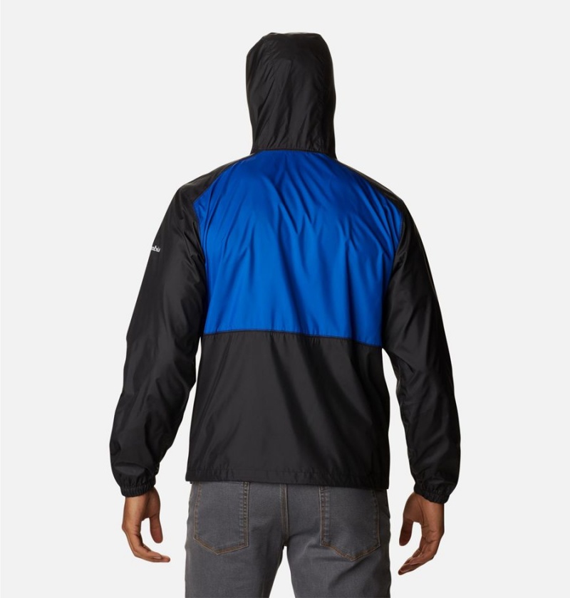 Black Men's Columbia Collegiate Flash Forward Jacket - Kentucky Windbreaker | MQXJE-9587