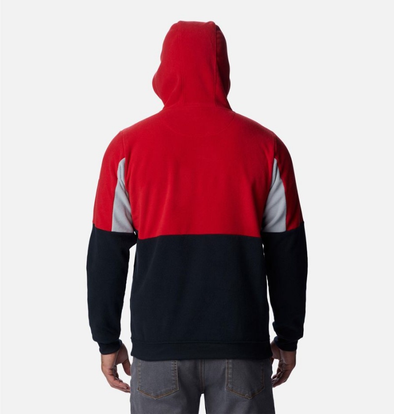 Black Men's Columbia Collegiate Lodge Fleece - Ohio State Hoodie | WBKYE-7964