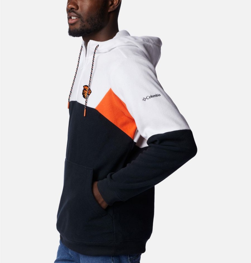 Black Men's Columbia Collegiate Lodge Fleece - Oregon State Hoodie | UHOEI-4367