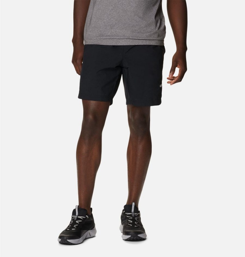 Black Men's Columbia Deschutes Valley Reversible Shorts | QDZFL-2456