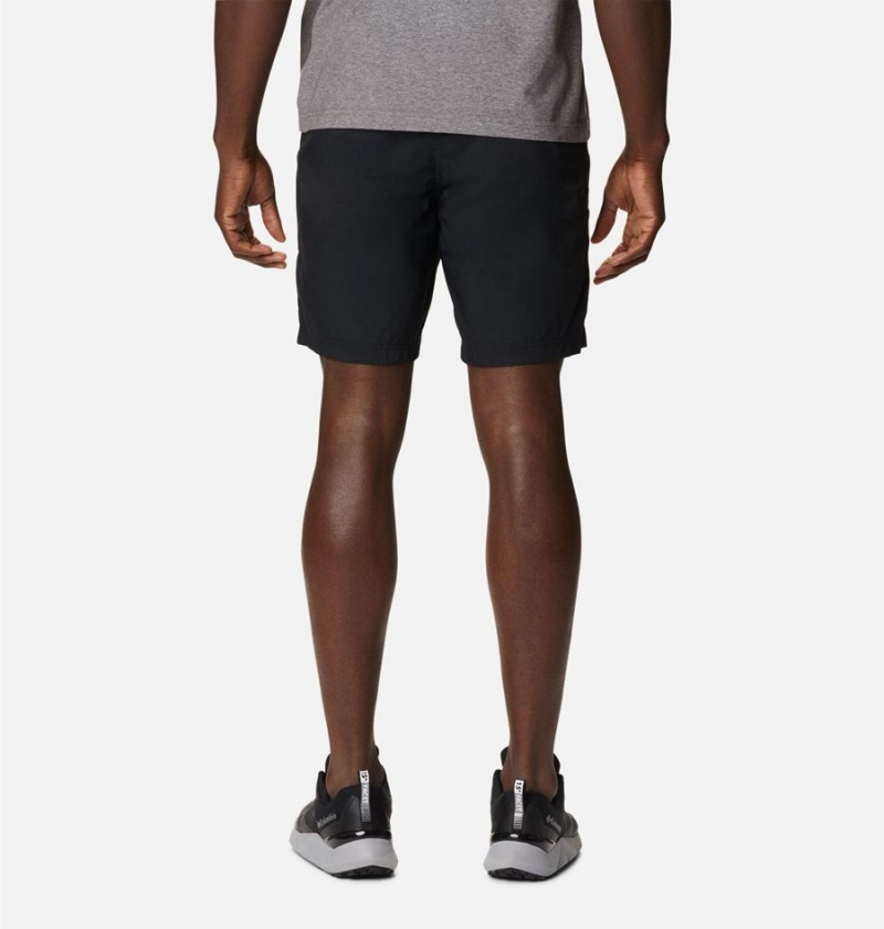 Black Men's Columbia Deschutes Valley Reversible Shorts | QDZFL-2456