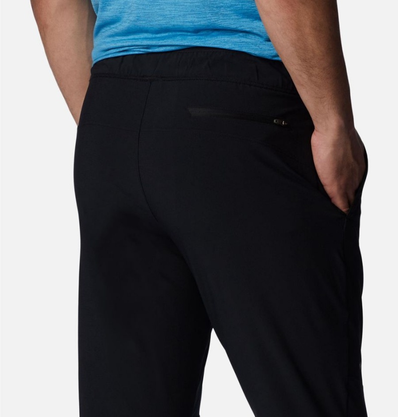 Black Men's Columbia Endless Trail Training Joggers Pants | KAVEW-4913