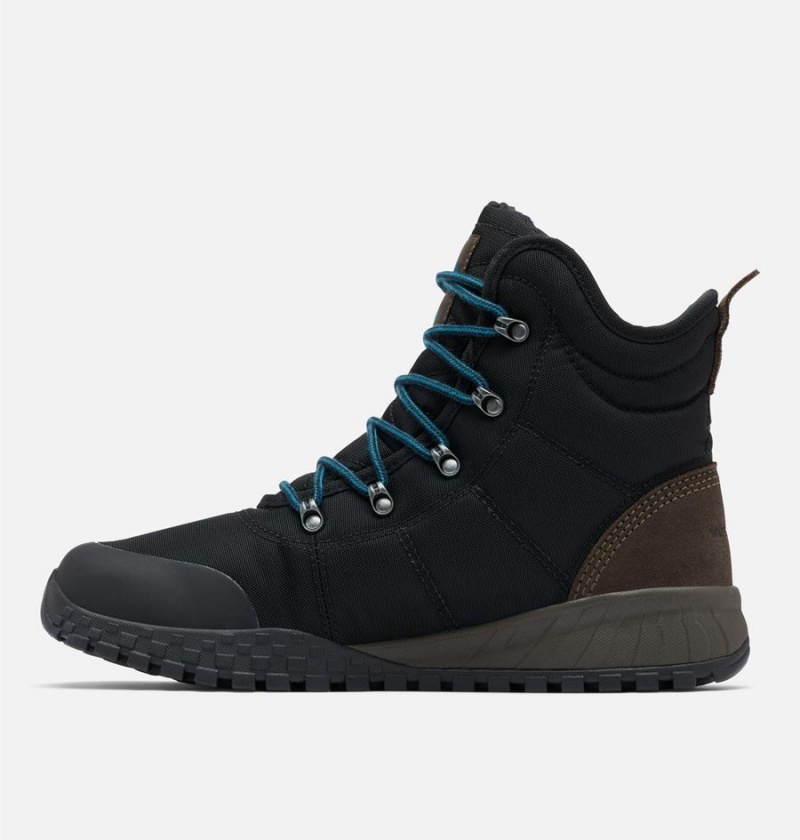 Black Men's Columbia Fairbanks Omni Heat Boots | RAFMJ-0839