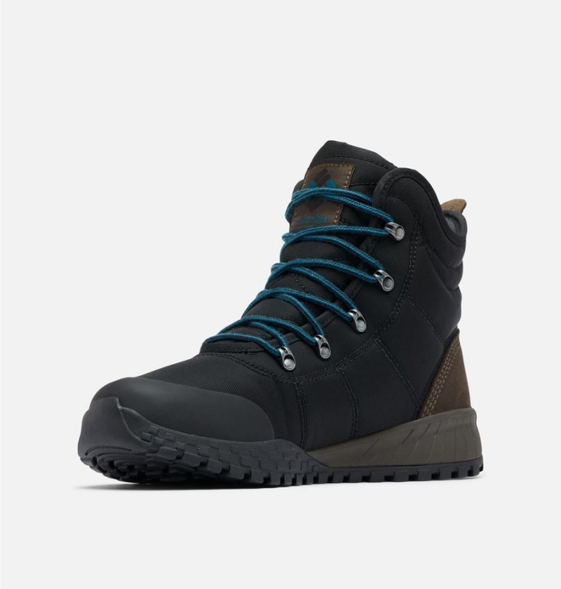 Black Men's Columbia Fairbanks Omni Heat Boots | RAFMJ-0839